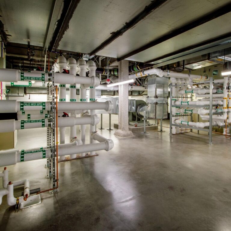 HVAC equipment and controls installation